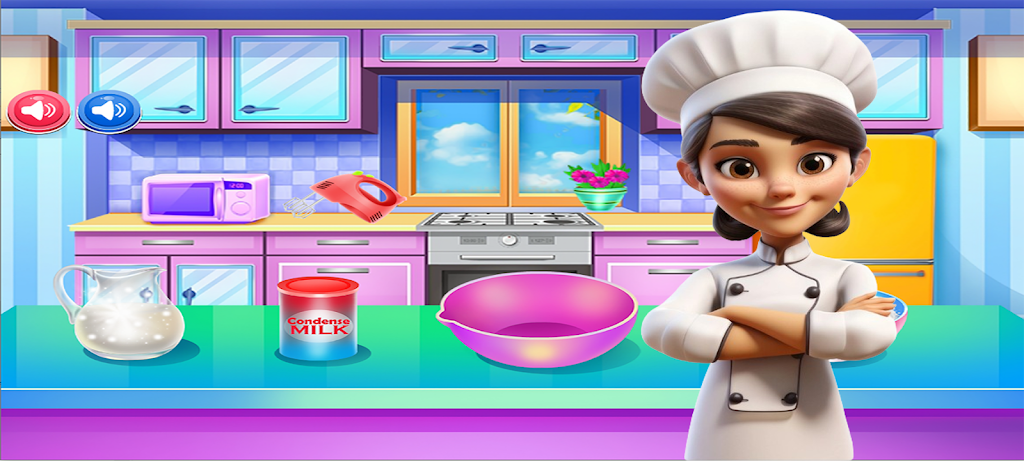 game cooking candy decoration Captura de pantalla 1