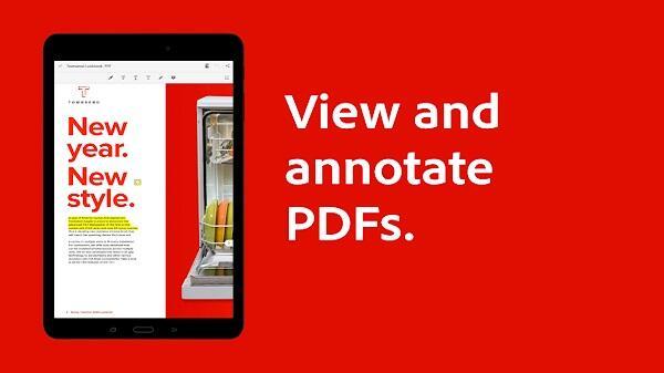 Adobe Acrobat Reader für PDF Captura de pantalla 1