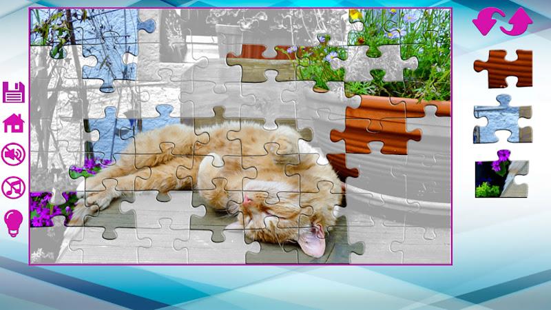 Big puzzles with cats 스크린샷 2