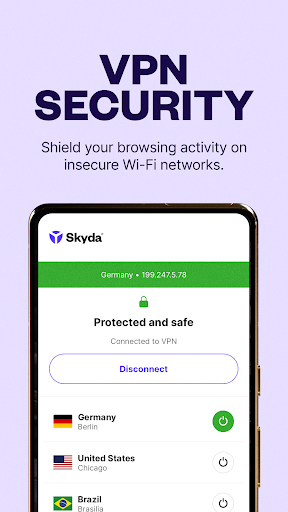 Skyda - Chats & VPN Captura de tela 3