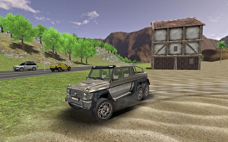 6x6 Truck Offroad Driving Sim Скриншот 1