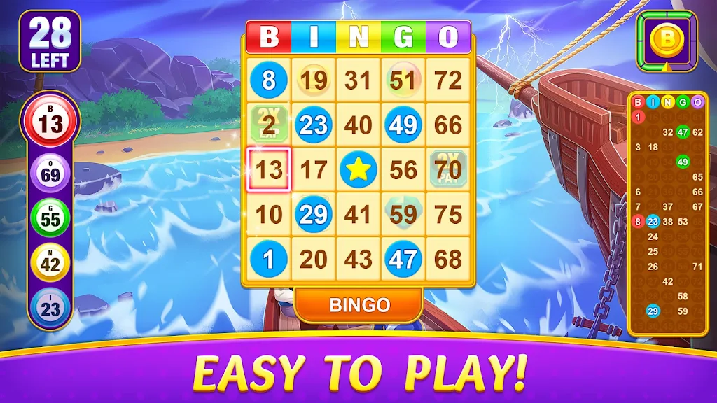 Bingo Alpha - Offline Games Zrzut ekranu 1
