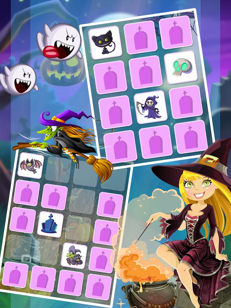 Halloween Memory Game 스크린샷 1