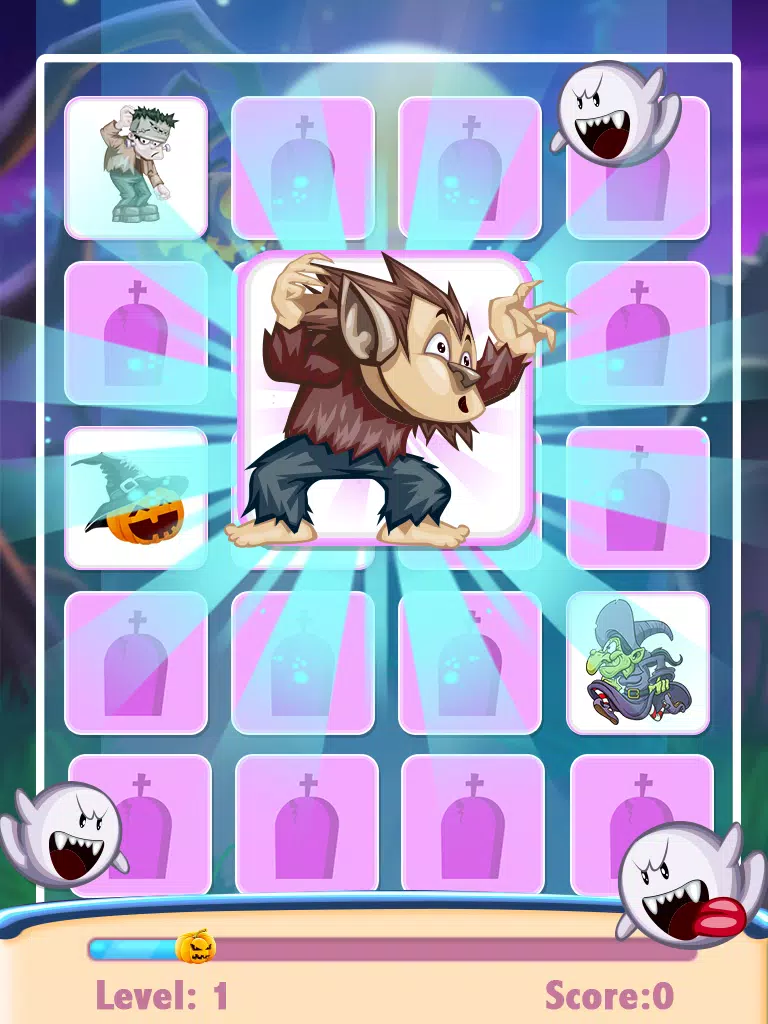 Halloween Memory Game 스크린샷 2