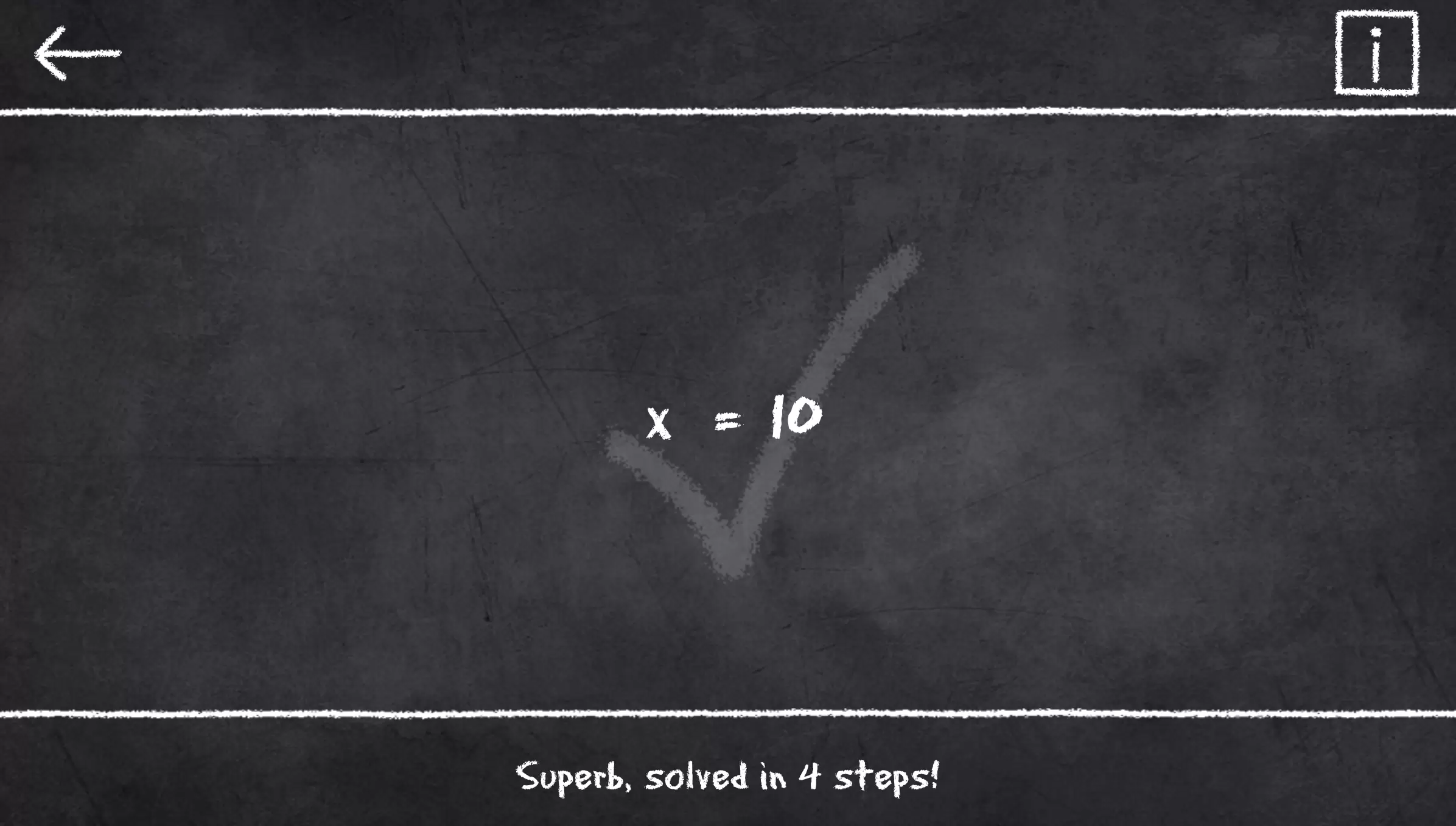 x=1: Learn to solve equations 스크린샷 0