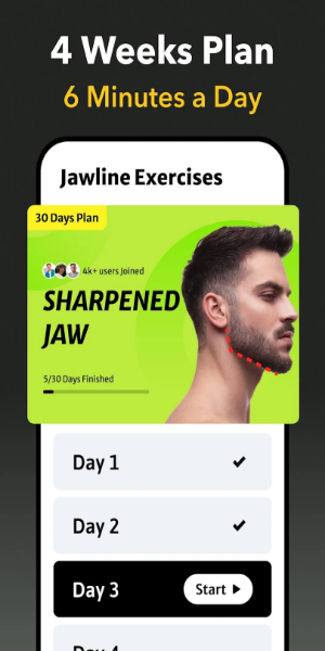 Jawline Exercises - Face Yoga Ekran Görüntüsü 0