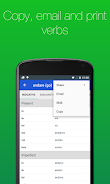 Italian Verb Conjugator ภาพหน้าจอ 3
