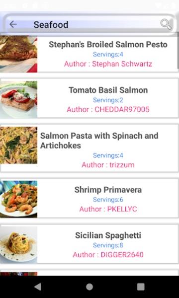 Italian Meal Recipes Screenshot 2