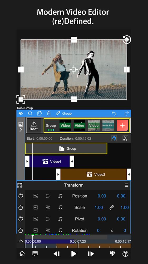 Node Video - Pro Video Editor Captura de tela 1