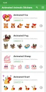 Animals Stickers WAStickerApps Ảnh chụp màn hình 2