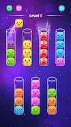 Sort Jellies - Color Puzzle Schermafbeelding 0