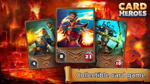 Card Heroes: TCG/CCG deck Wars Mod স্ক্রিনশট 1