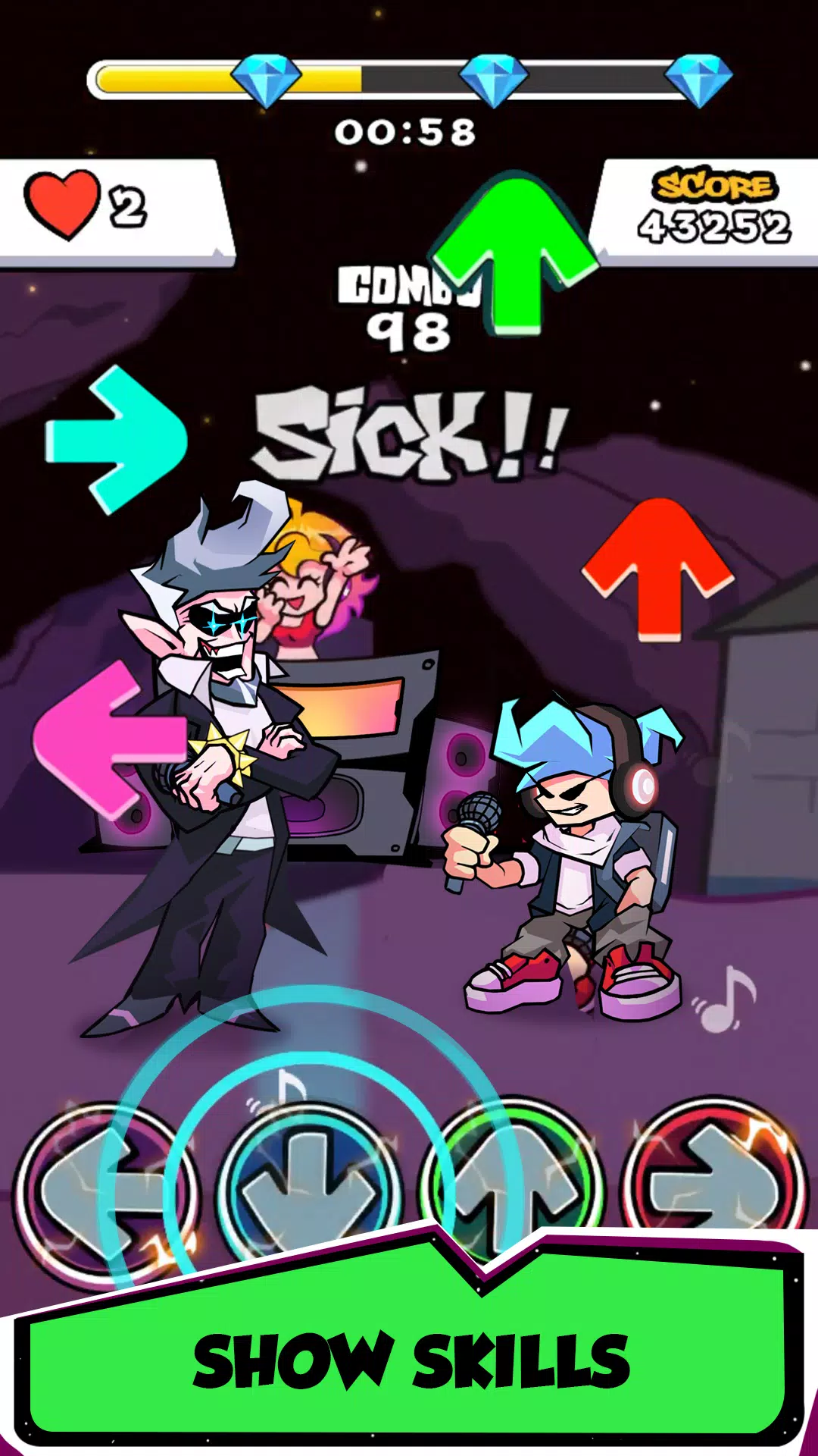 Music Night Battle ဖန်သားပြင်ဓာတ်ပုံ 0