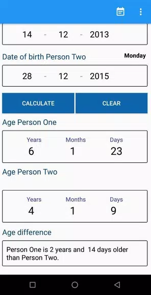 Age Calculator Tangkapan skrin 1