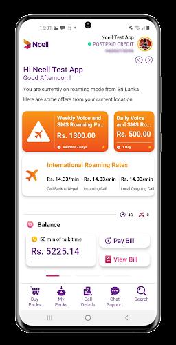 Ncell App: Recharge, Buy Packs Zrzut ekranu 1