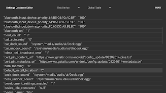 SetEdit SettingsDatabaseEditor Captura de tela 3