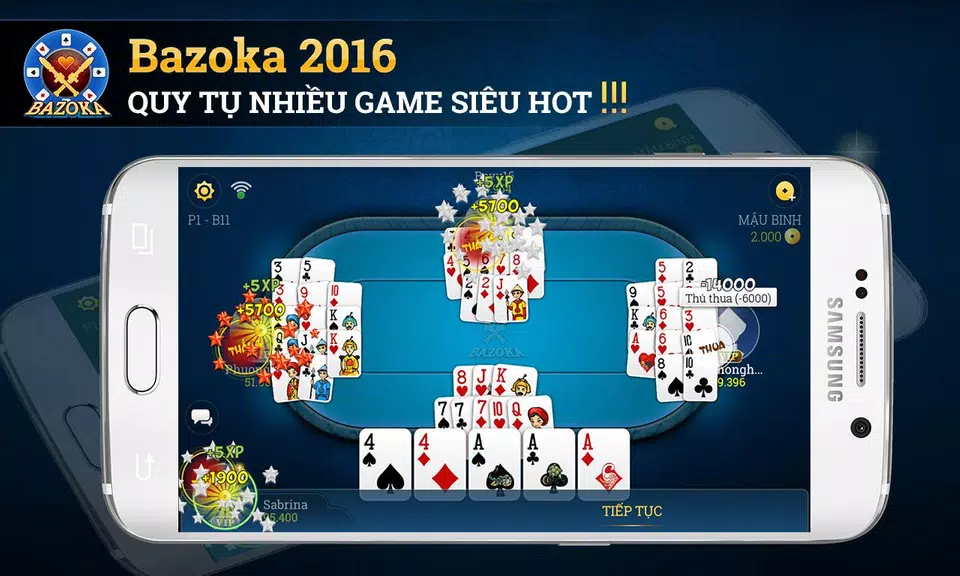 Bazoka - game bai online 2016 Ekran Görüntüsü 2