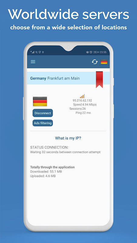 Easy VPN Free - Unlimited Secure VPN Proxy Schermafbeelding 2