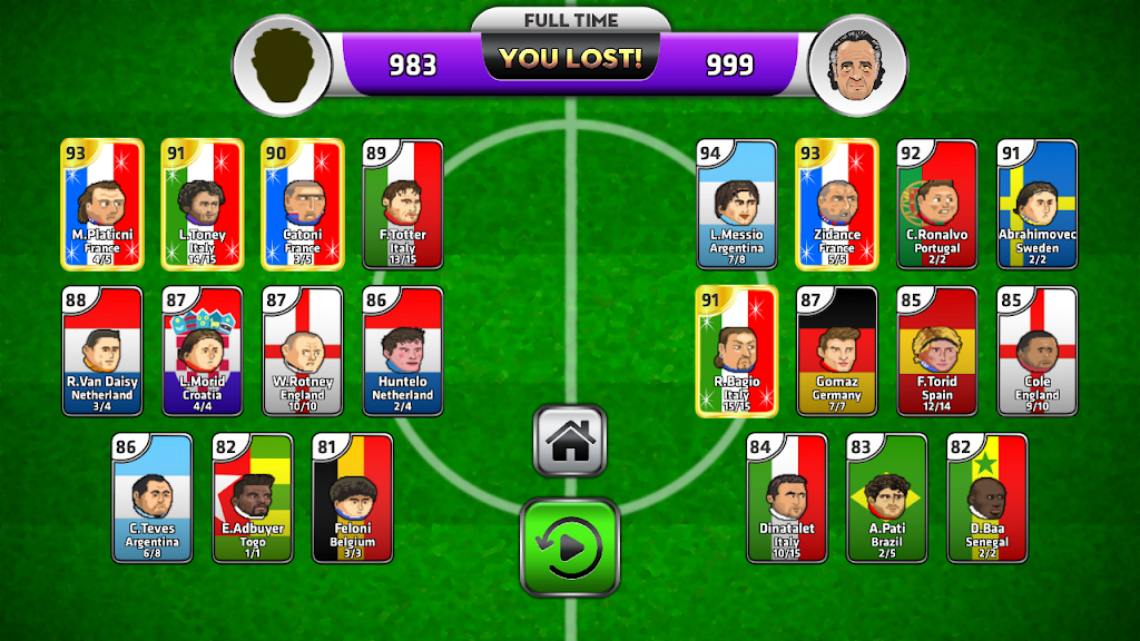 Head Soccer Cards Captura de tela 0