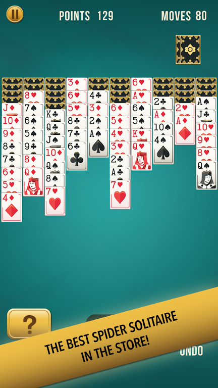 Spider Solitaire by Storm8 スクリーンショット 0