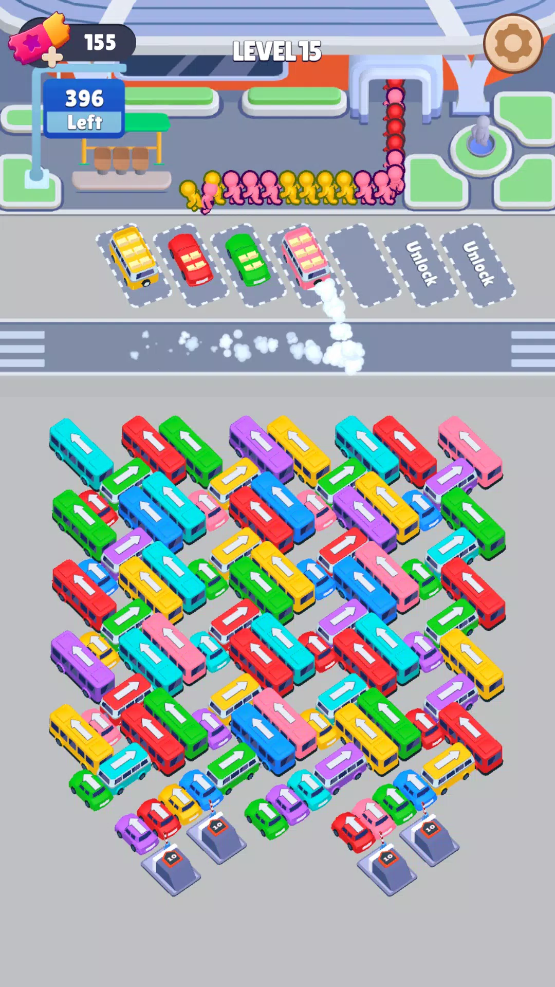 Bus Sort: Car Parking Jam Скриншот 3