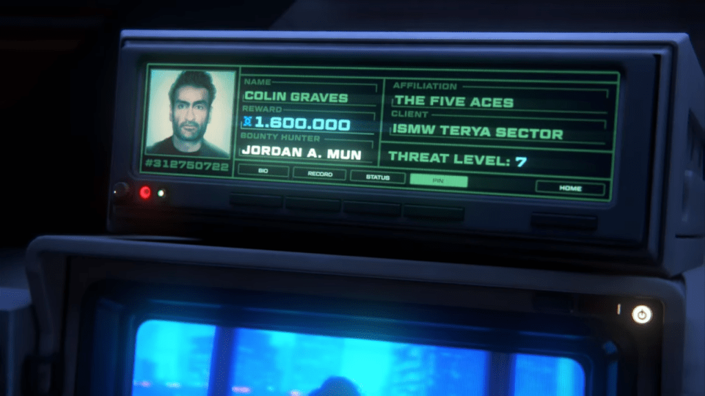 Kumail Nanjiani as Colin Graves in Naughty Dog's Intergalactic: The Heretic Prophet