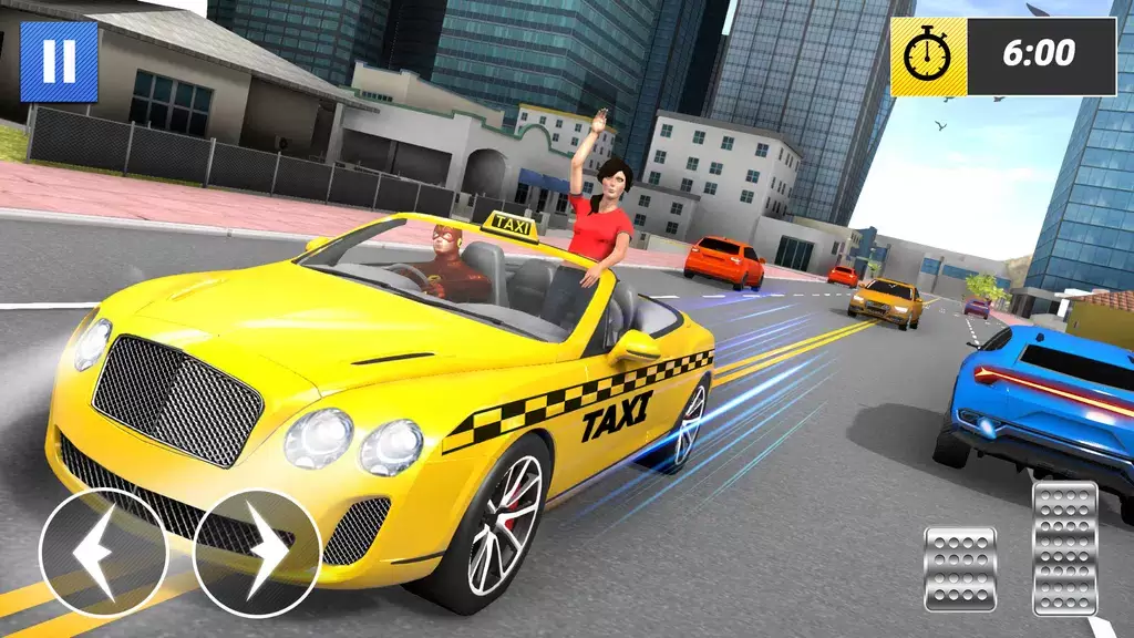 Superhero Car Games Taxi Games スクリーンショット 1