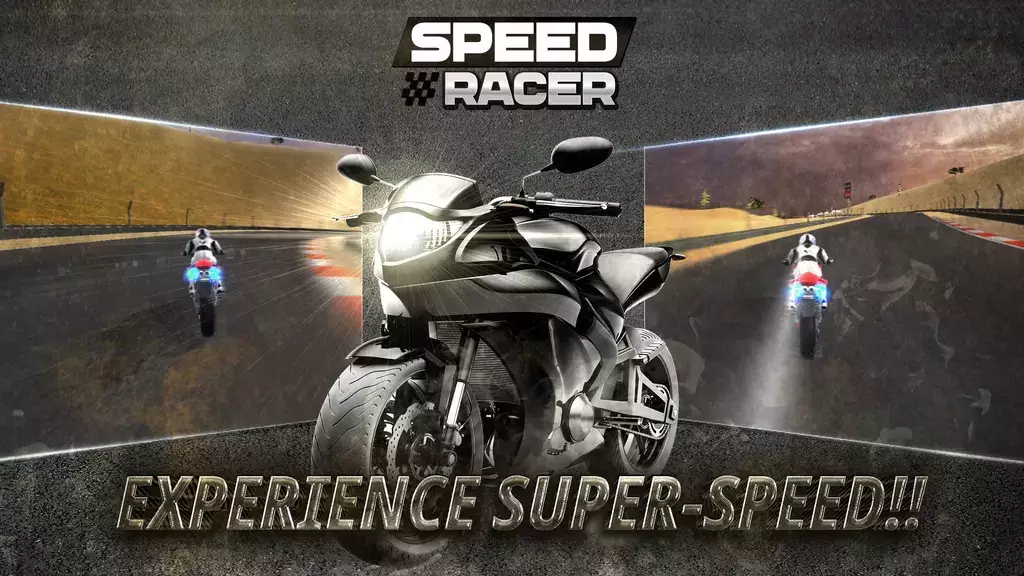 Speed Racer : Motor bike race ဖန်သားပြင်ဓာတ်ပုံ 1