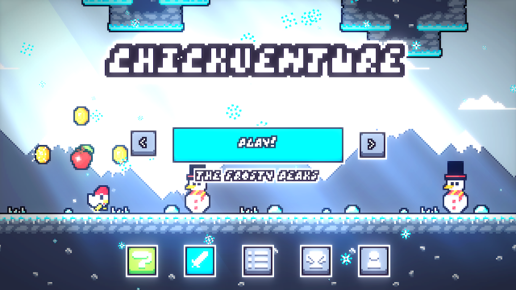 Chickventure: A Runner Game Ekran Görüntüsü 1