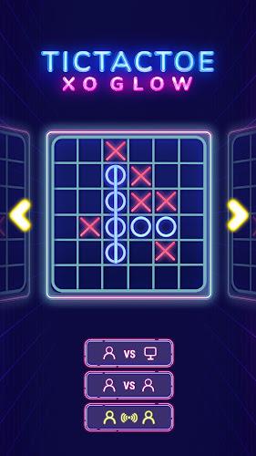 Tic Tac Toe - XO Glow Ảnh chụp màn hình 3