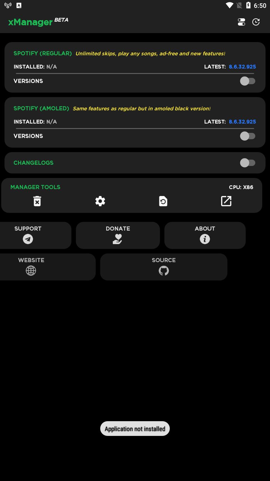 xManager For Spotify Capture d'écran 0