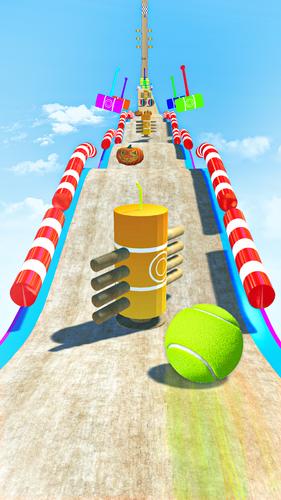 3D Sky Rolling Going Ball Game Скриншот 3