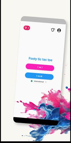 Footy tic tac toe Captura de pantalla 0