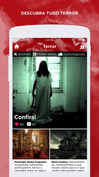 Terror Amino em Português স্ক্রিনশট 1