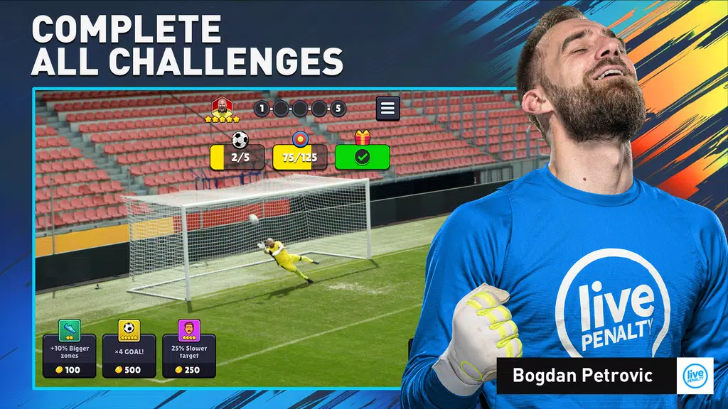 Soccer Penalty: Live Goalie Capture d'écran 2