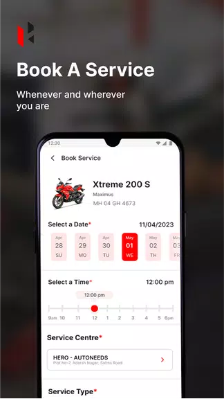 Schermata Hero App 1