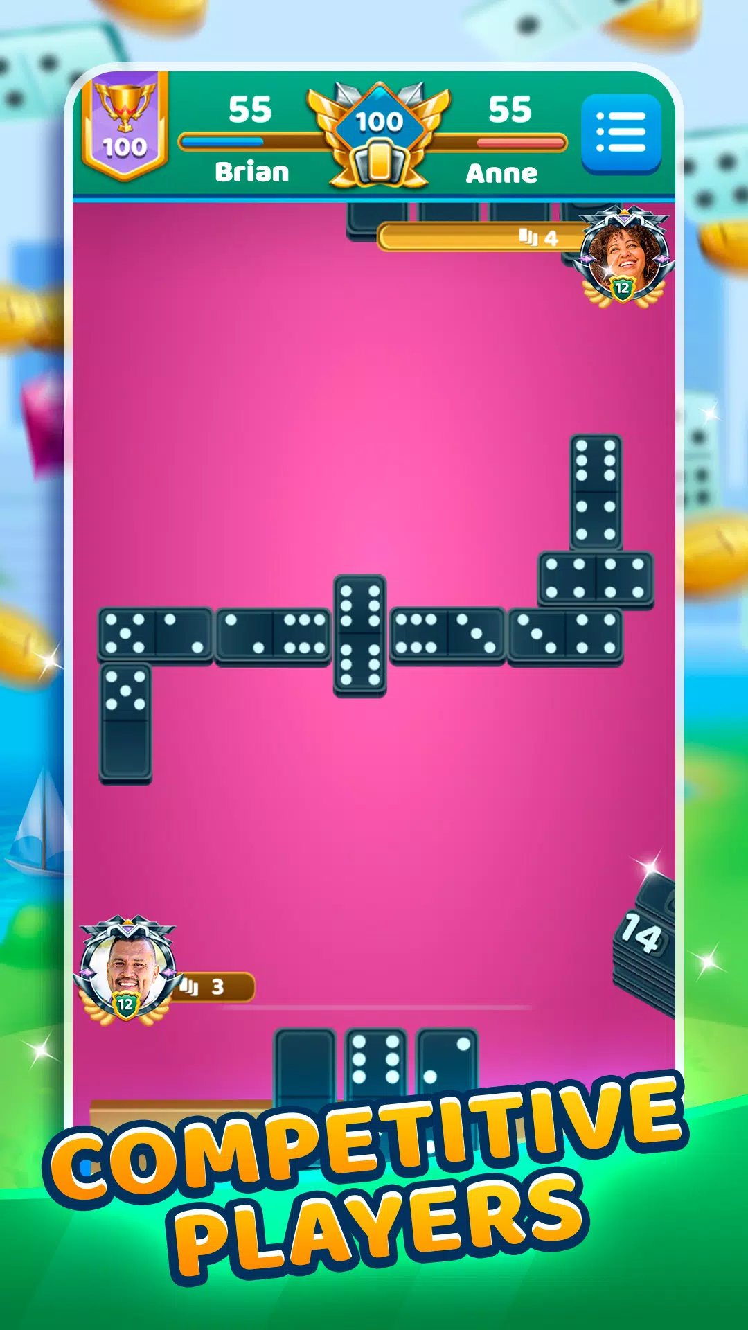 Dominoes Battle Tangkapan skrin 3