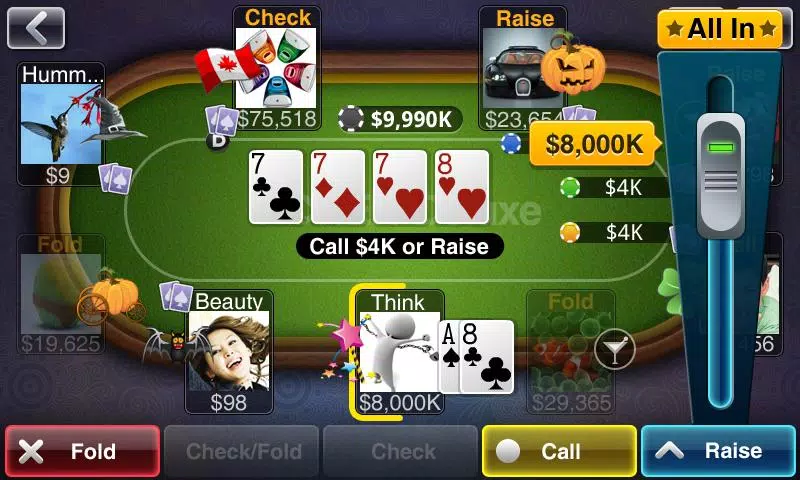 Texas HoldEm Poker Deluxe Schermafbeelding 1