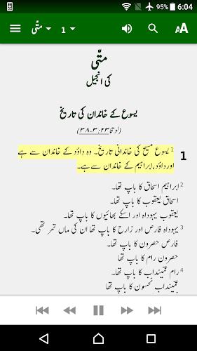 Urdu ERV Bible ภาพหน้าจอ 0