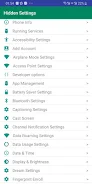 Hidden Settings ဖန်သားပြင်ဓာတ်ပုံ 0