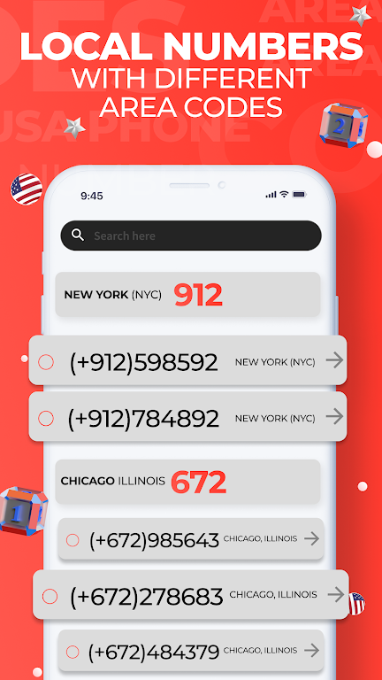 USA Phone Number Receive SMS Ekran Görüntüsü 2