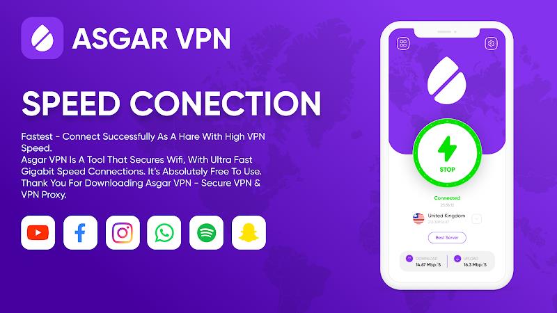 Asgar VPN Tangkapan skrin 1