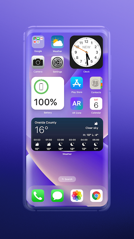 Widgets: ios 17 theme স্ক্রিনশট 0