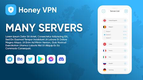 Honey VPN - Fast & Secure Schermafbeelding 2