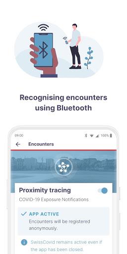 SwissCovid Schermafbeelding 2