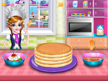 Girls cooking special cake Screenshot 0