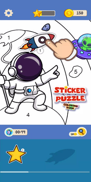 Schermata Sticker Puzzle - Coloring Book 0