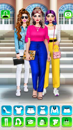 Schermata College Girls Fashion Dress Up 0