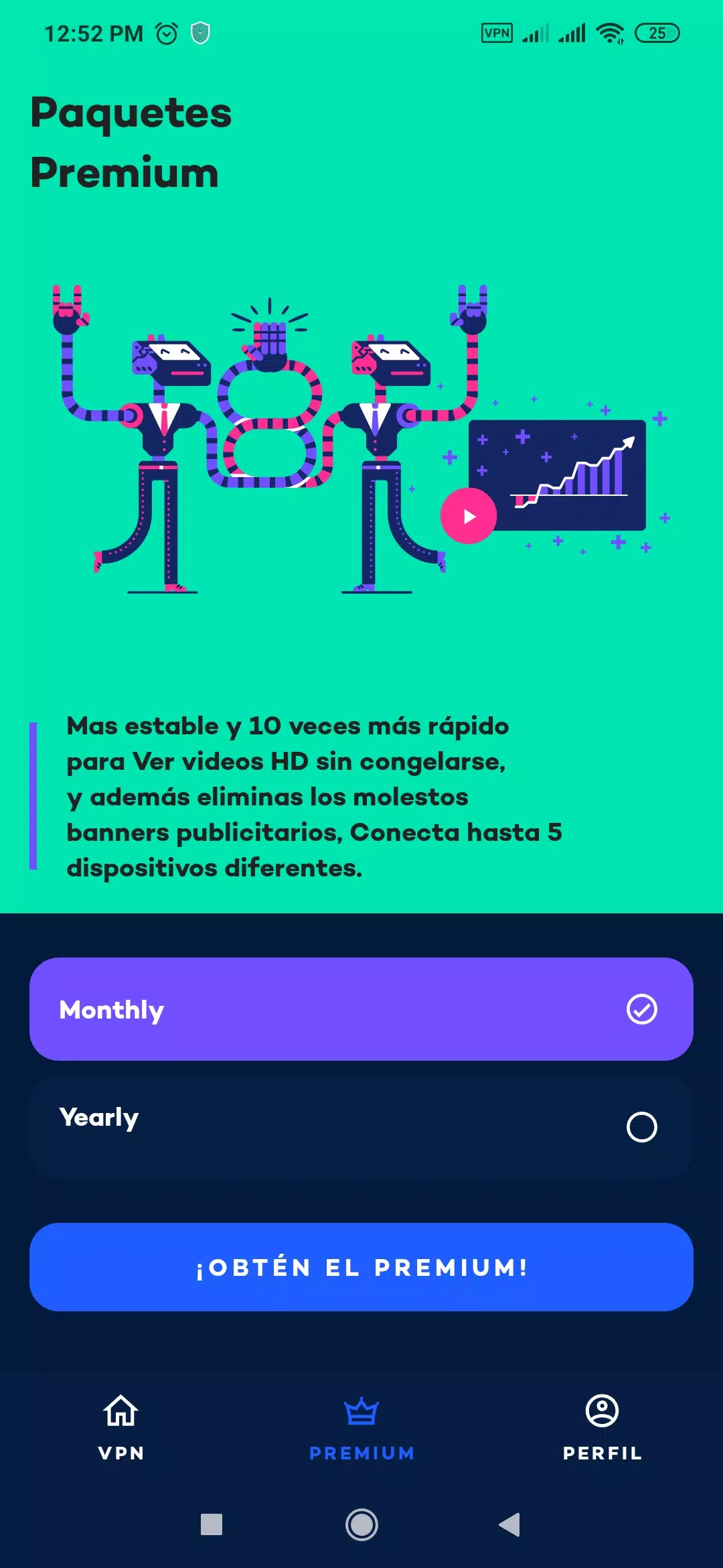 YouVPN: VPN Gratis 2021, VPN Servidor Proxy Rápido স্ক্রিনশট 0