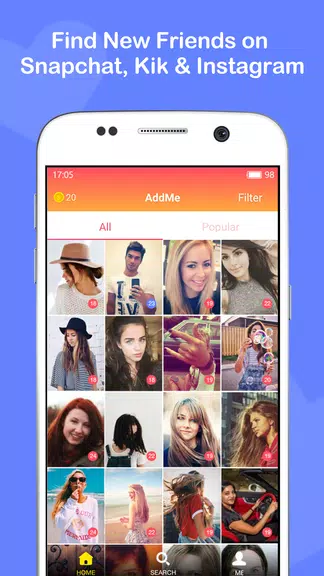 Add Friends for Snapchat, Kik Captura de tela 0